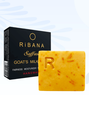 RIBANA Saffron Goats Milk Soap