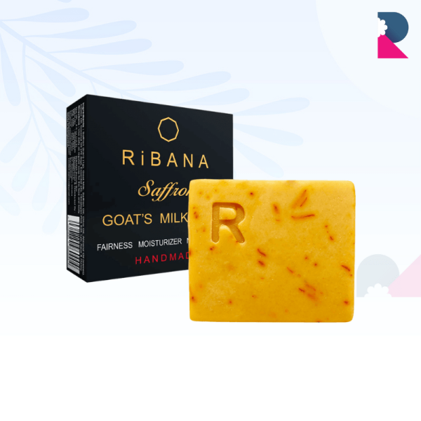 RIBANA Saffron Goats Milk Soap