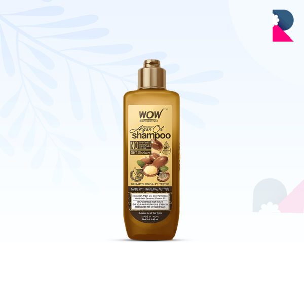 WOW Skin Science Moroccan Argan Oil Shampoo - 100 ml.