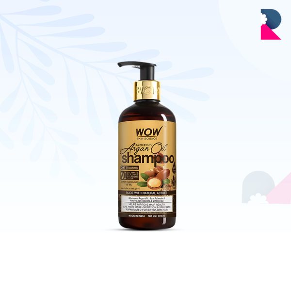 WOW Skin Science Moroccan Argan Oil Shampoo - 300 ml.