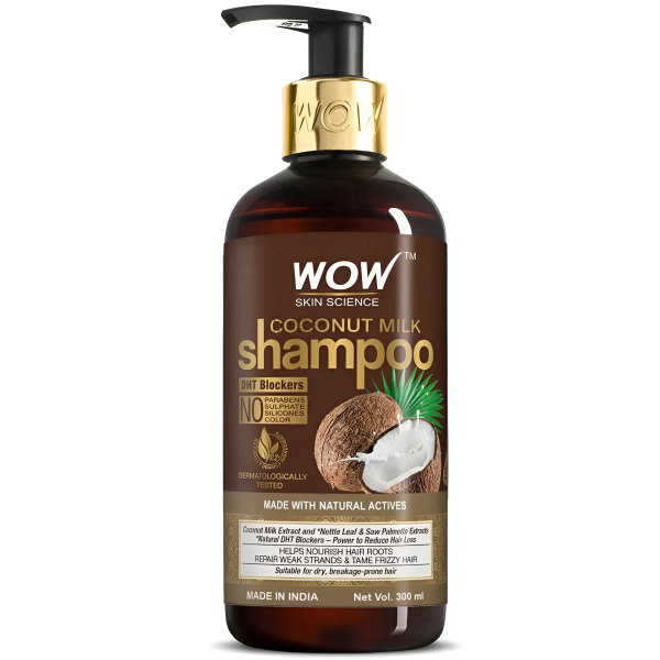 Wow Skin Science Coconut Milk Shampoo - 300 ml.