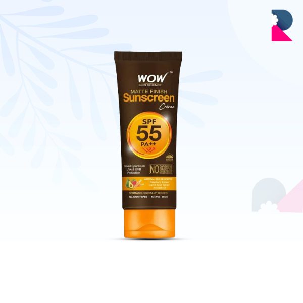 Sunscreen Matte Finish Spf 55 PA+++ - 80 ml.