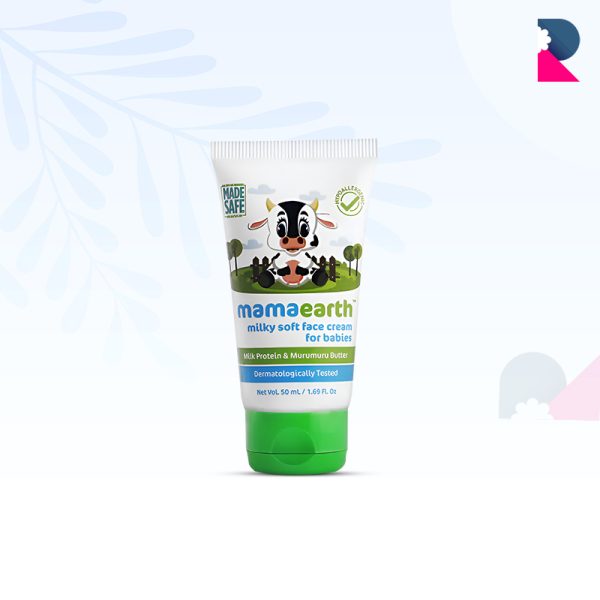 Mamaearth milky soft face cream for babies-60 ml