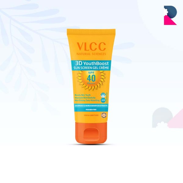 Vlcc Natural Sciences 3D Youthboost Sun Screen Gel Creme Spf 40 Pa+++10g