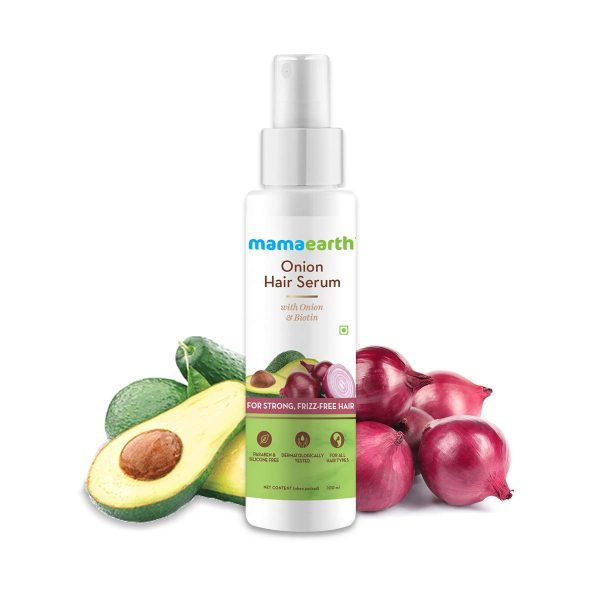 MAMAEARTH Onion Hair Serum For Silky - 100 ml