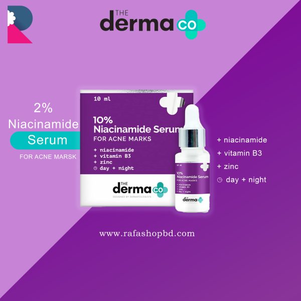 10% Niacinamide Serum - 30ml Fades Acne Marks & Dark Spots | Controls Oil