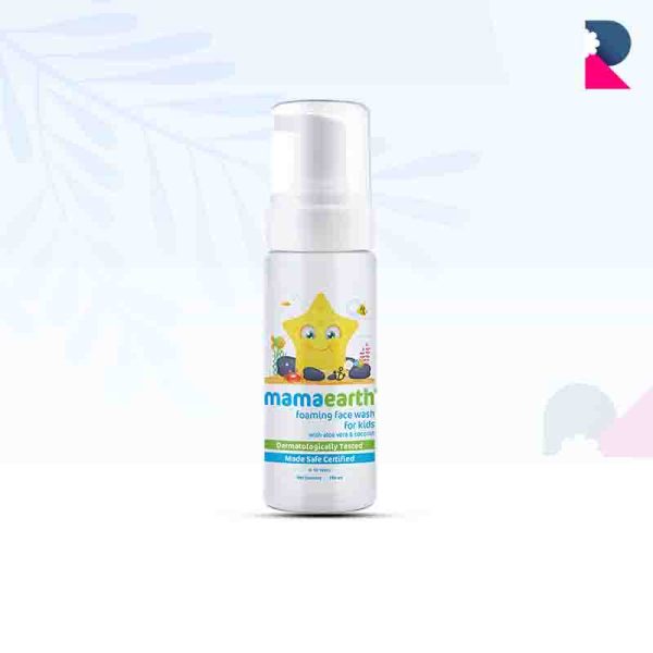 Mamaearth Foaming Face Wash For Kids With Aloe Vera & Coconut For Gentle Cleansing- 150 ml