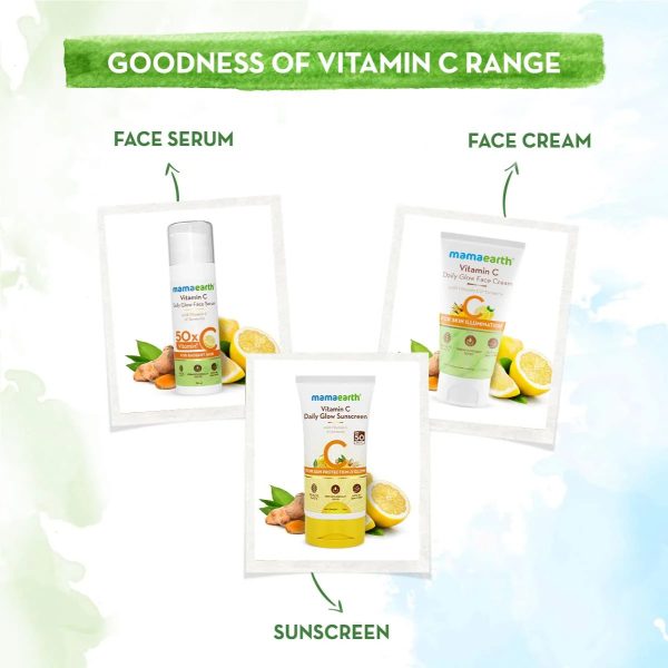 Mamaearth Vitamin C Daily Glow Sunscreen (50gm) - Image 2