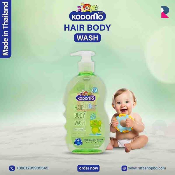 Kodomo Baby Hair & Body Wash 400ml