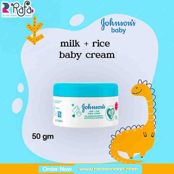 Johnson's Milk + Rice Baby Cream 50g