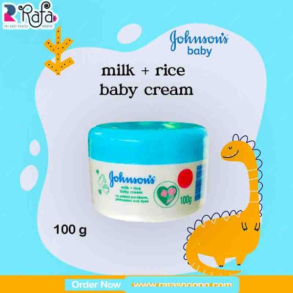 Johnson's Milk + Rice Baby Cream 100g