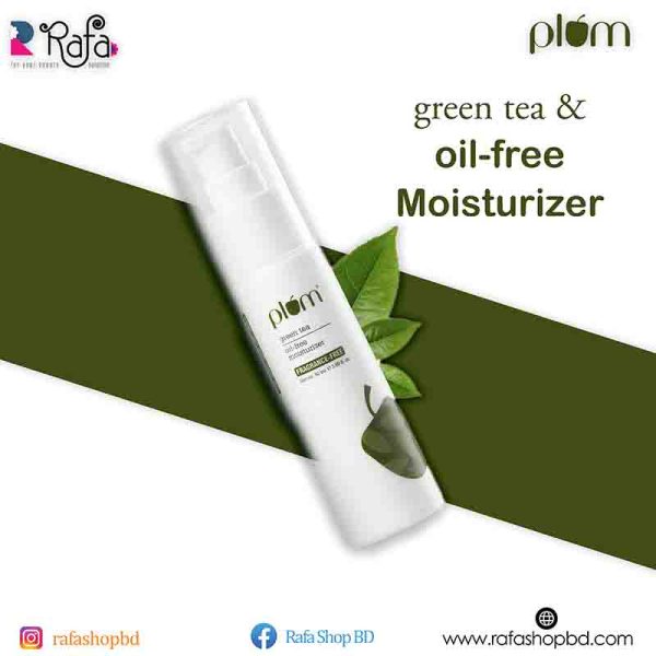 Plum Green Tea Mattifying Face Moisturizer | Matte Finish for Acne Prone and Oily Skin | Lightweight, Matte Formula | Non-Greasy Formula, SLS & Paraben Free, for Women & Men. 50ml