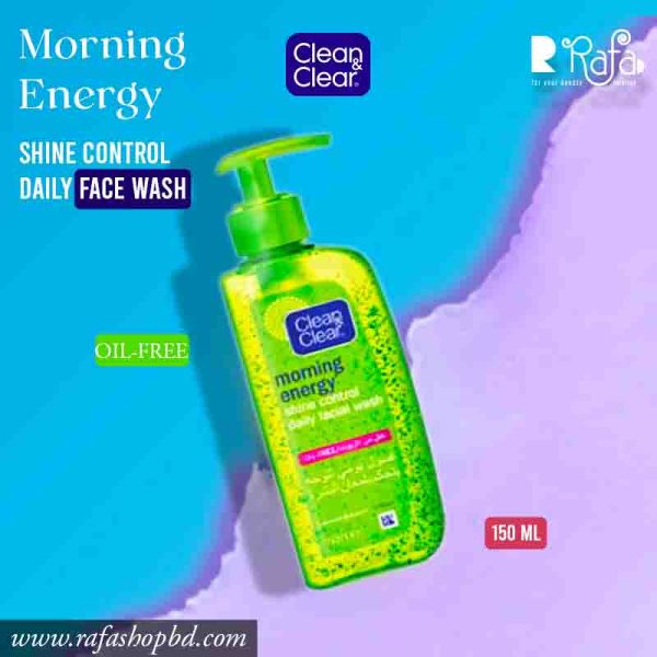 Clean & Clear Morning Energy Shine Control Daily Facial Wash (150ml)