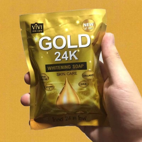 Vivi Skin Care 24K Gold Whitening Soap 80g