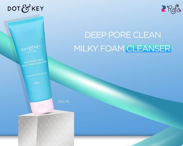 Dot & Key Deep Pore Clean Milky Foam Cleanser 100ml