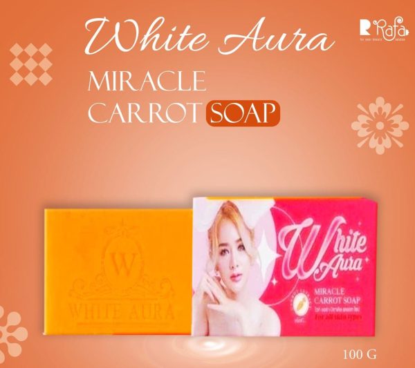 White Aura Carrot Soap 160g