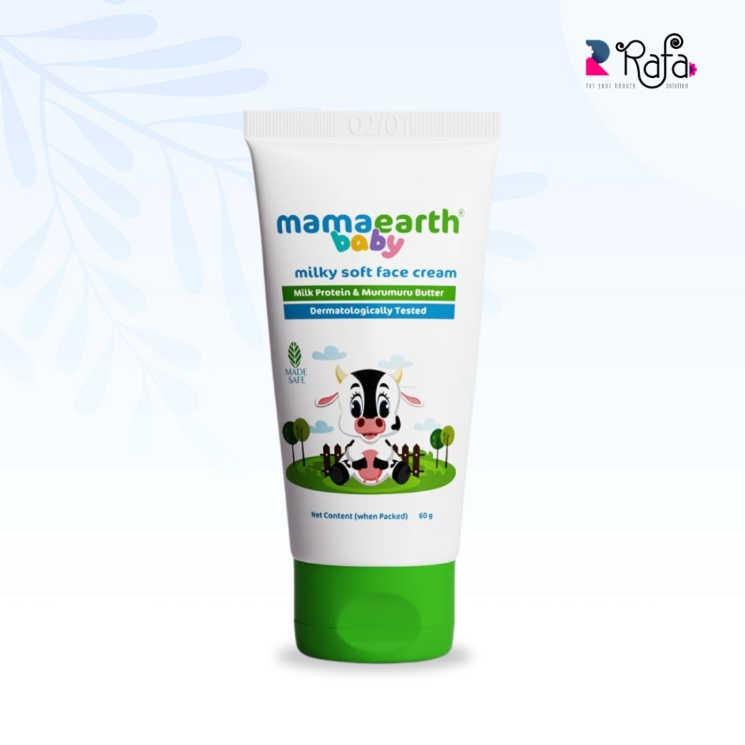 108 Mamaearth Milky Soft Baby Face Cream 60ml - Image 1