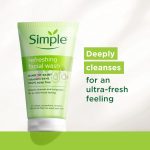Simple Kind To Skin Refreshing Facial Wash 150ml - Image 4