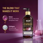 WOW Skin Science Red Onion Black Seed Oil Shampoo with Red Onion Seed Oil Extract - Image 5
