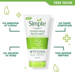 Simple Kind To Skin Moisturising Face Wash 150ml - Image 4