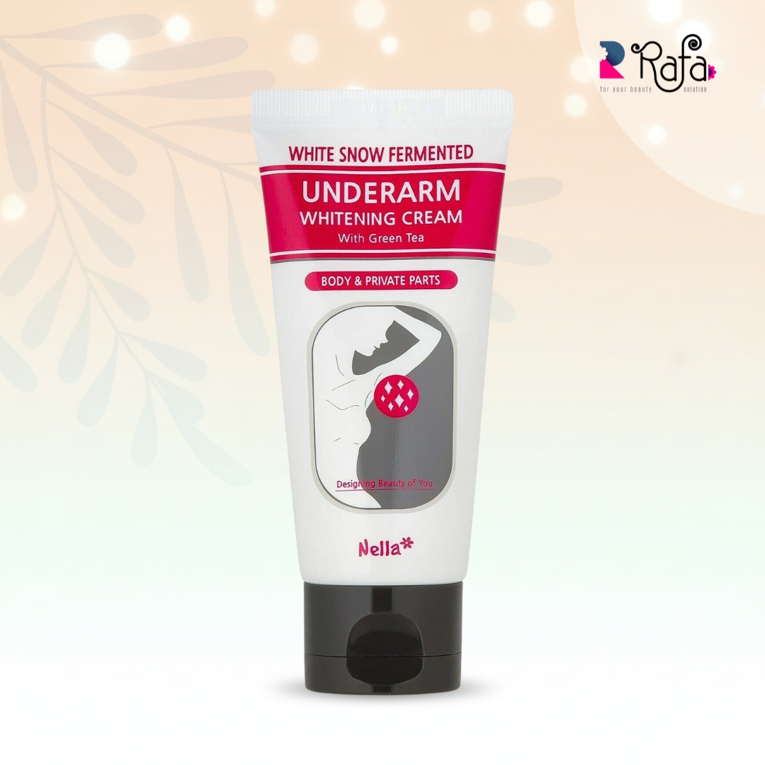 167 Nella White Snow Fermented Underarm Whitening Cream With Green Tea 50ml - Image 1