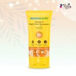 Mamaearth Vitamin C Daily Glow Sunscreen with Vitamin C & Turmeric for Sun Protection & Glow 50 gm