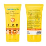 Mamaearth Vitamin C Daily Glow Sunscreen with Vitamin C & Turmeric for Sun Protection & Glow 50 gm - Image 2