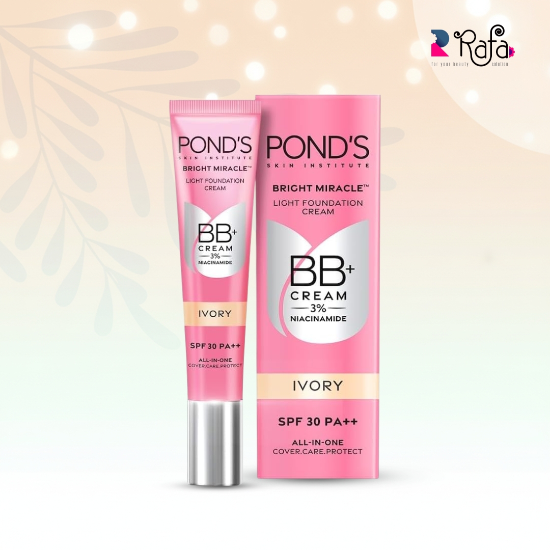 117 Ponds BB+ Cream Instant Spot Coverage + Light Make-up Glow Ivory - Image 1