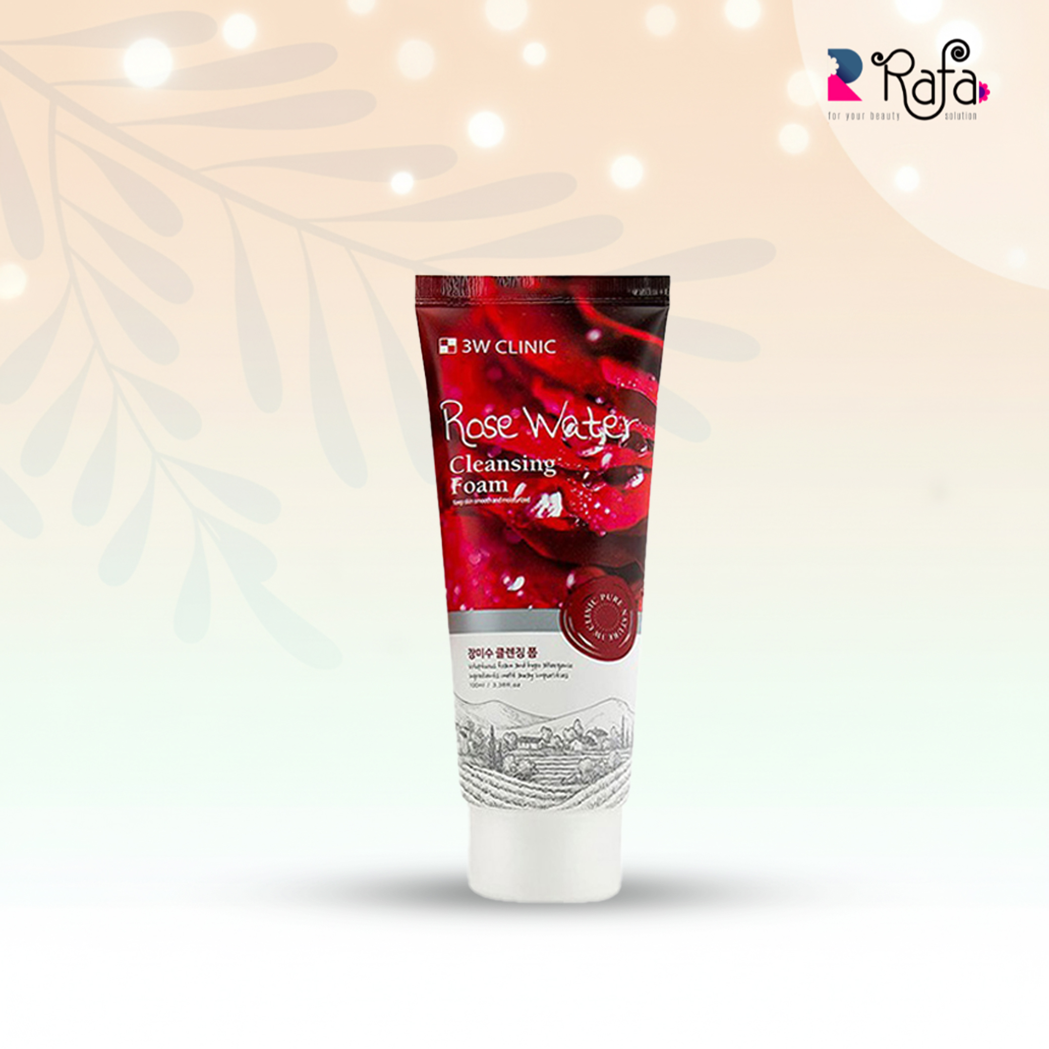 3w 3W Clinic Rose Cleansing Foam ( 100ml ) - Image 1