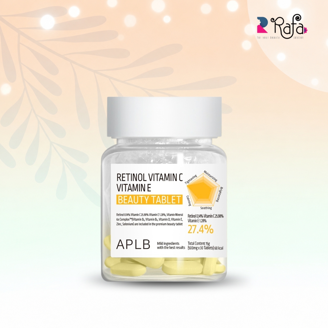 47 APLB Retinol Vitamin C Vitamin E Beauty Tablet 500mg x 30 Tablets - Image 1