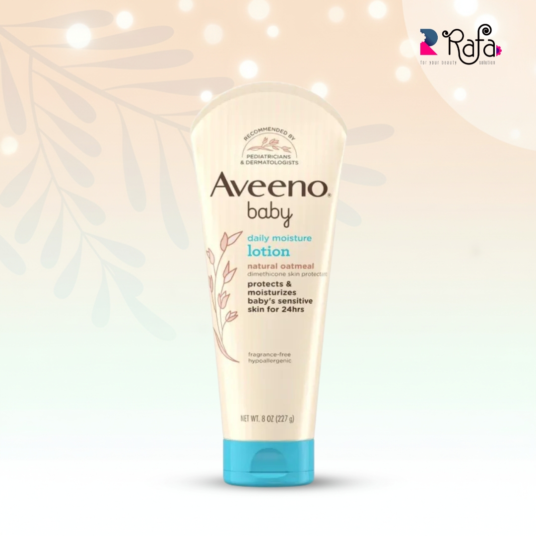 149 Aveeno Baby Daily Moisture Body Lotion with Natural Oatmeal - Image 1