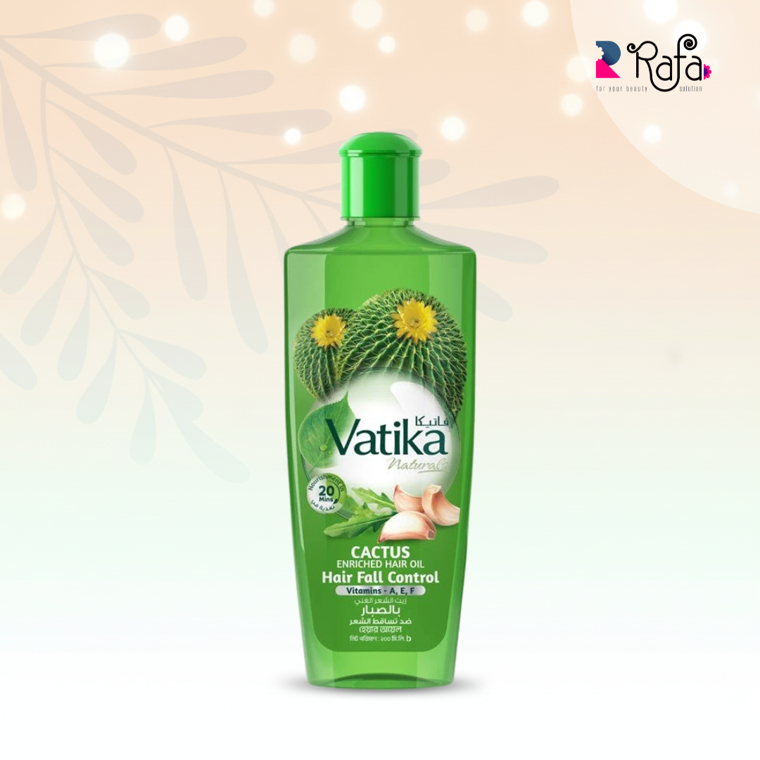 221 Vatika Naturals Cactus Enriched Hair Oil - Image 1