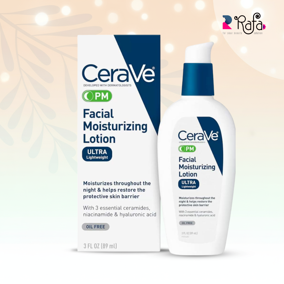 408 CeraVe PM Ultra Lightweight Facial Moisturizing Lotion - Image 1