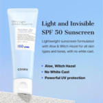 COSRX Ultra-Light Invisible Sunscreen SPF50 PA++ - Image 3